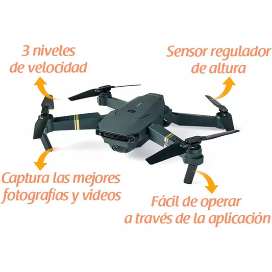 Dron Plegable HD con Cámara WiFi